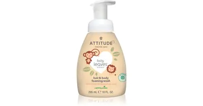 Attitude Baby Leaves Pear Nectar 2 in 1 Cleansing Foam for Children 295 ml
