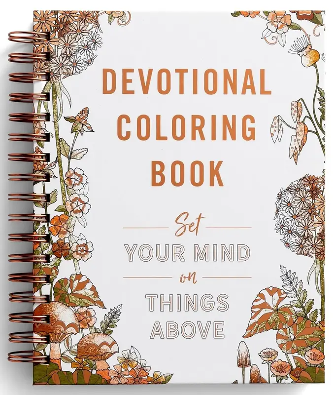 Set Your Mind on Things Above Devotional Coloring Book Spiral-bound – Coloring Book, November 1, 2021