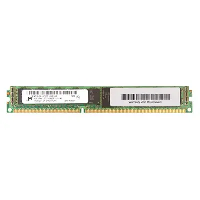 Micron MT18JDF1G72PZ-1G6E1HG | 8GB DDR3-1600MHz PC3-12800 ECC Registered VLP RDIMM CL11 1Rx4 1.5V 240-Pin Memory Module