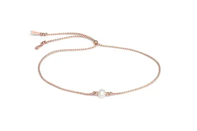 Agato Fascinating Cord Bracelet with River Pearl HE47R3RG-LP