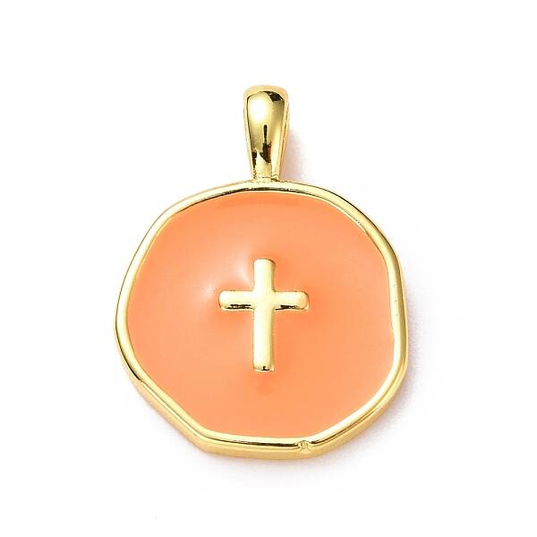 Brass Enamel Pendants