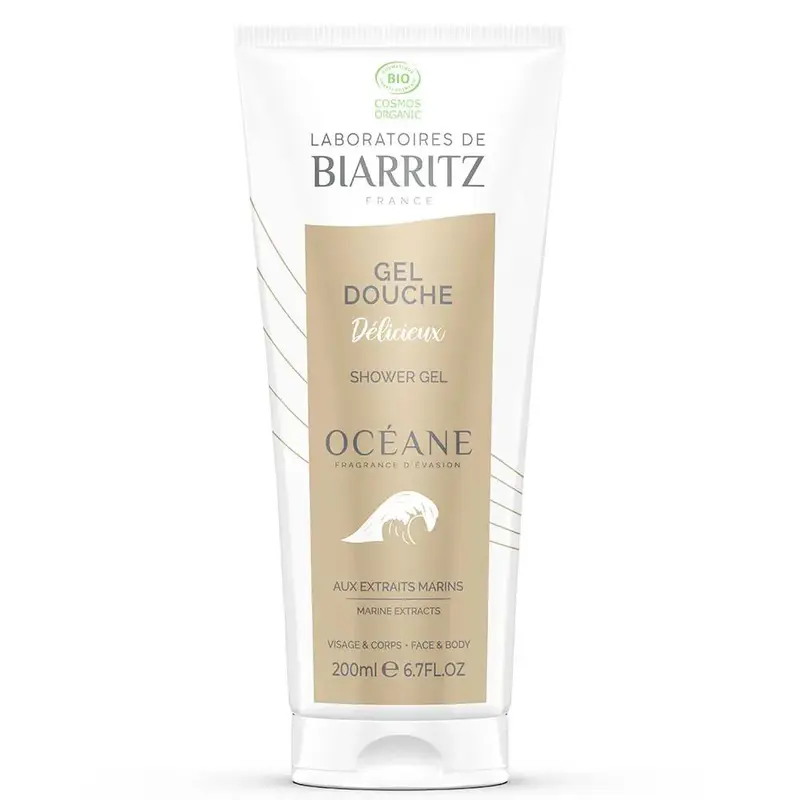 Laboratoires De Biarritz Océane Delicious Organic Shower Gel with Marine Extracts 200ml