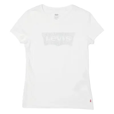 LEVI'S Glitter Womens T-Shirt White S