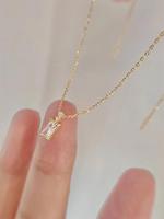 Women's Elegant Rhinestone Decorated Pendant Necklace, Exquisite Trendy Pendant Necklace, Chic Fashion Necklace As Gift for G...