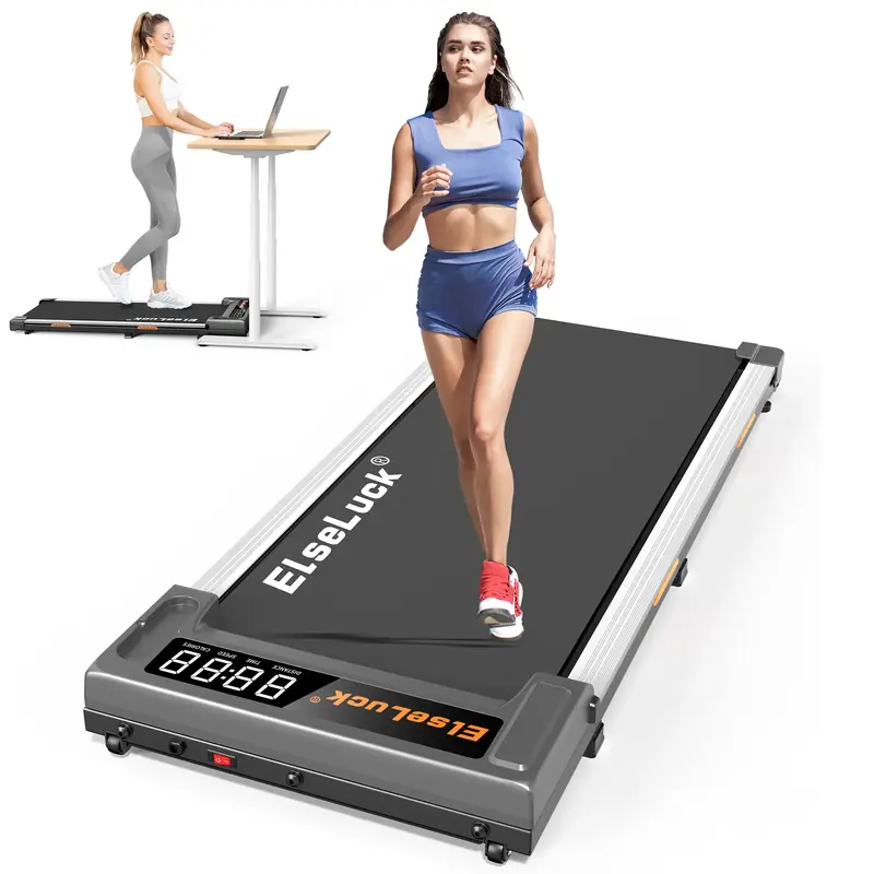 Walking Pad, Under Desk Treadmill for Home Office, 2 in 1 Portable Walking Treadmill with Remote Control, Walking Jogging Mac...