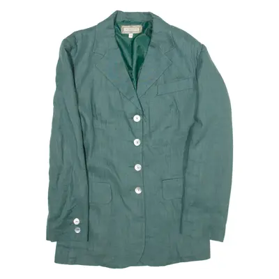 AUTHENTIC DESIGNS Womens Blazer Coat Green XS