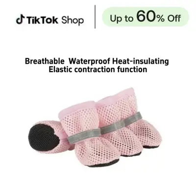 PetSafe Universal Dog Shoes Summer Anti-Slip BreathableWear-Resistant Soft Sole Puppy Foot Protector for DailyWalks,Labor Day...