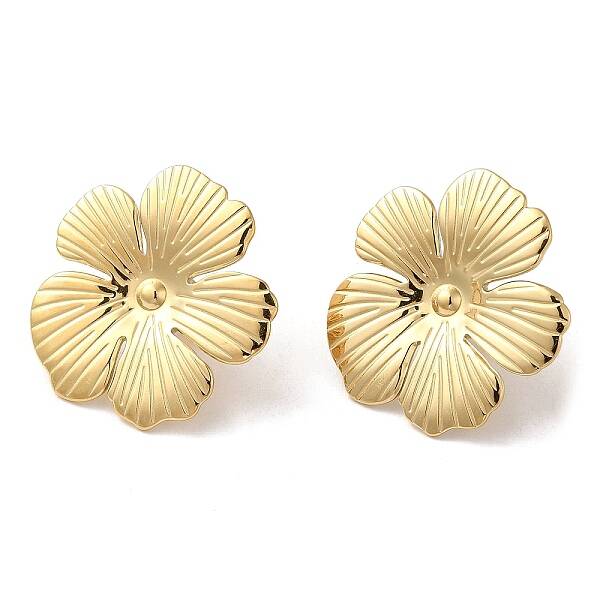 Ion Plating(IP) 304 Stainless Steel Stud Earrings