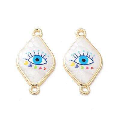 Rack Plating Alloy Enamel Connector Charms
