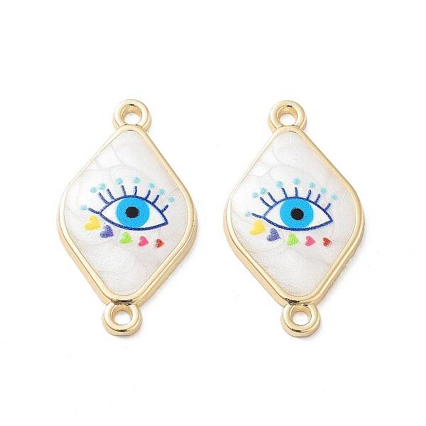 Rack Plating Alloy Enamel Connector Charms