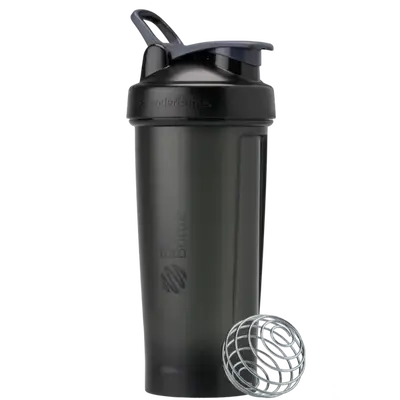 BlenderBottle Classic Shaker Bottle - Protein Shaker and Hydration with BlenderBall Whisk, SpoutGuard, and Leak-Proof
