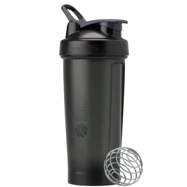 BlenderBottle Classic Shaker Bottle - Protein Shaker and Hydration with BlenderBall Whisk, SpoutGuard, and Leak-Proof