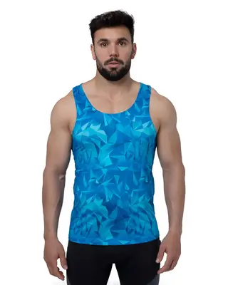 Ocean Tank Top | Size: L | Color: Ocean