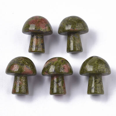 Natural Unakite GuaSha Stone
