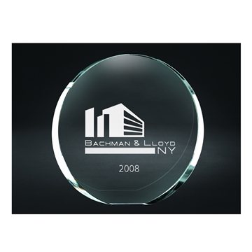 1 Custom Arredon Il Large Crystal Disc - Angle Cut