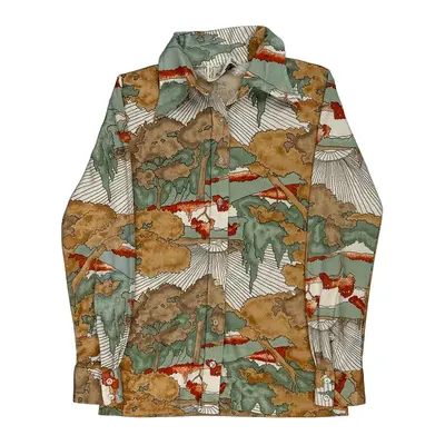 Unbranded Patterned Shirt - Small Multicoloured Polyester