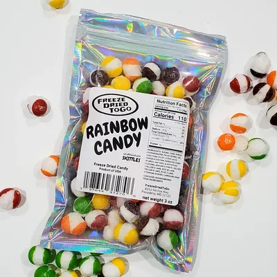 3oz Freeze Dried RAINBOW CANDY