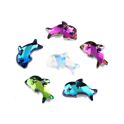 Electroplated Glass Pendants