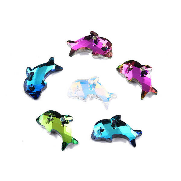 Electroplated Glass Pendants