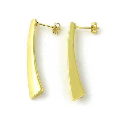 Brass Stud Earring