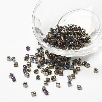 Plated Glass Seed Beads