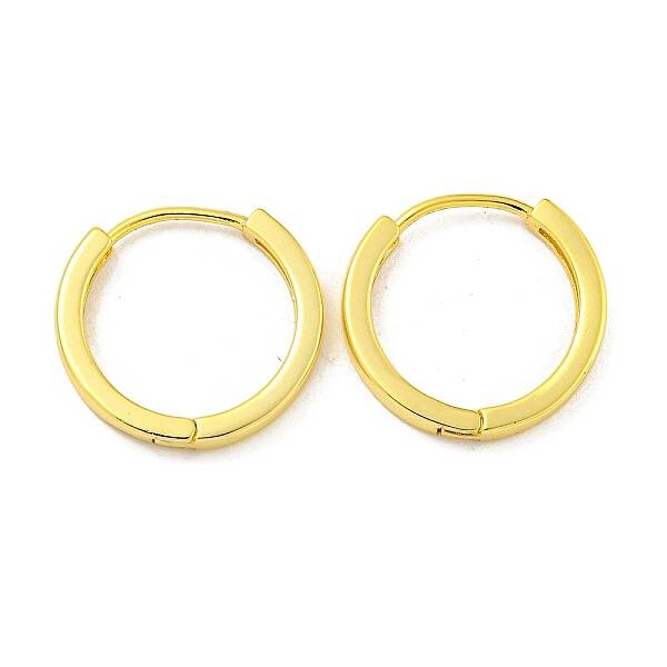 Brass Hoop Earrings