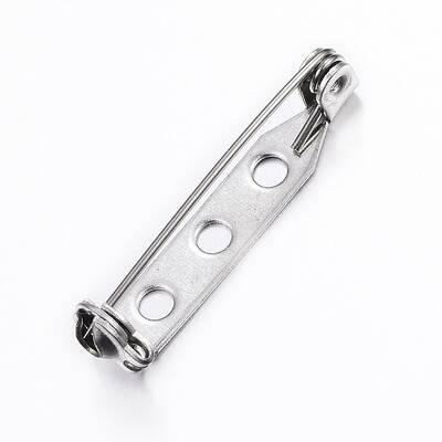 Tarnish Resistant 304 Stainless Steel Brooch Findings Sets