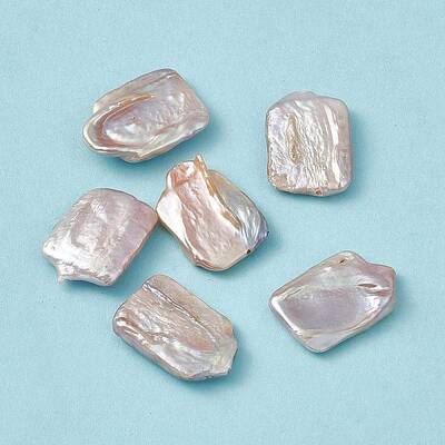 Baroque Natural Keshi Pearl Beads