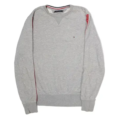 TOMMY HILFIGER Mens Sweatshirt Grey Crew Neck M