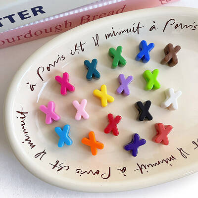 Opaque Acrylic European Beads