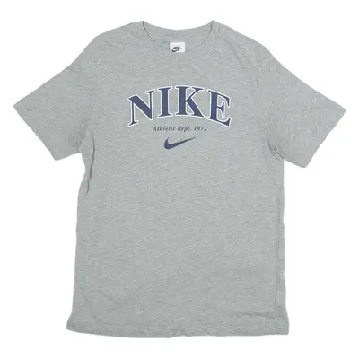 NIKE Mens T-Shirt Grey XS