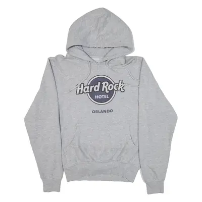 HARD ROCK CAFE Orlando Womens Grey Hoodie USA M