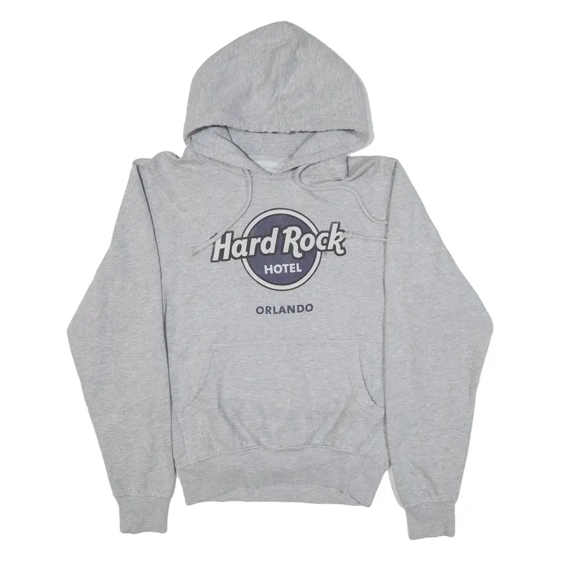 HARD ROCK CAFE Orlando Womens Grey Hoodie USA M