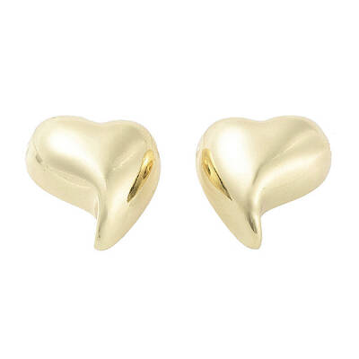 Brass Stud Earrings for Women