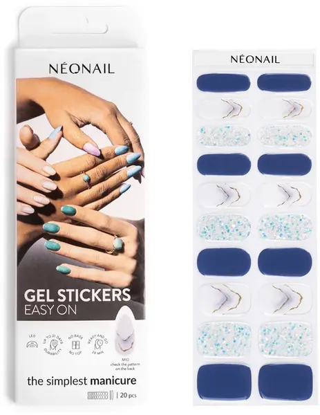 NEONAIL Easy On Gel Nail Stickers Color M10 20pcs