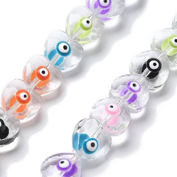 Handmade Evil Eye Lampwork Beads Strands