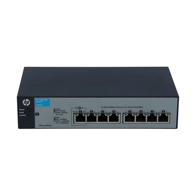 J9802A#ACC HP OfficeConnect 1810 Series 1810-8G v2 8 x 10/100/1000Base-T RJ-45 Ports Layer 2 Managed Gigabit Ethernet Network...