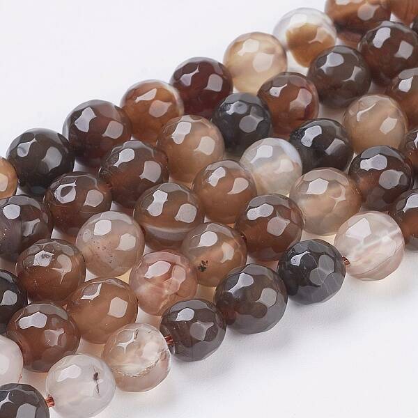 Natural Agate Beads Strands