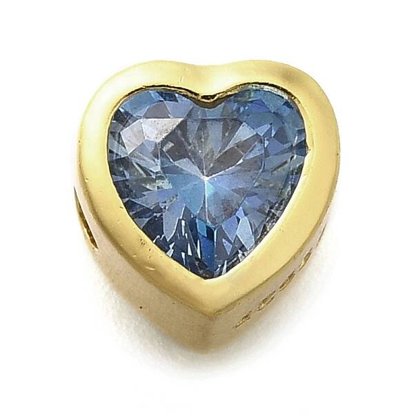925 Sterling Silver Cubic Zirconia Beads