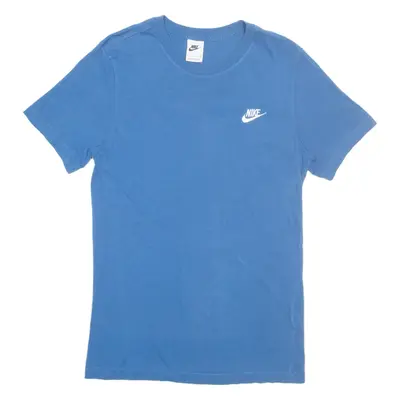 NIKE Mens T-Shirt Blue S
