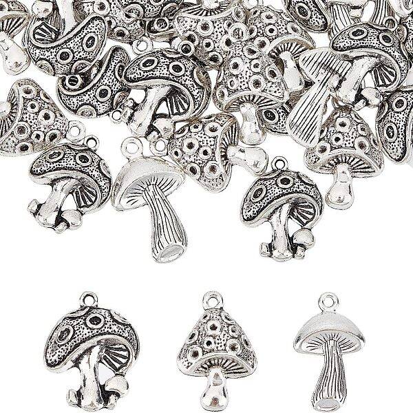 60Pcs 3 Style Zinc Alloy Pendants
