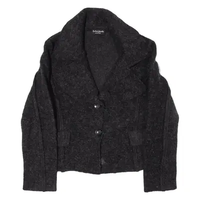 AMELIE & AMELIE Knit Jacket Black Wool Womens S