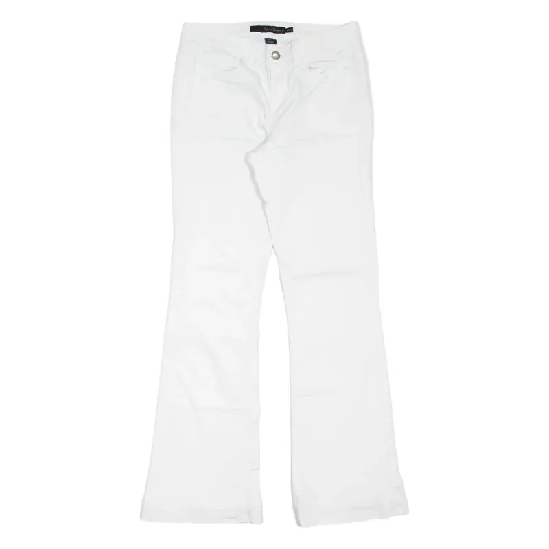 CALVIN KLEIN JEANS Womens Jeans White Slim Flared W29 L31