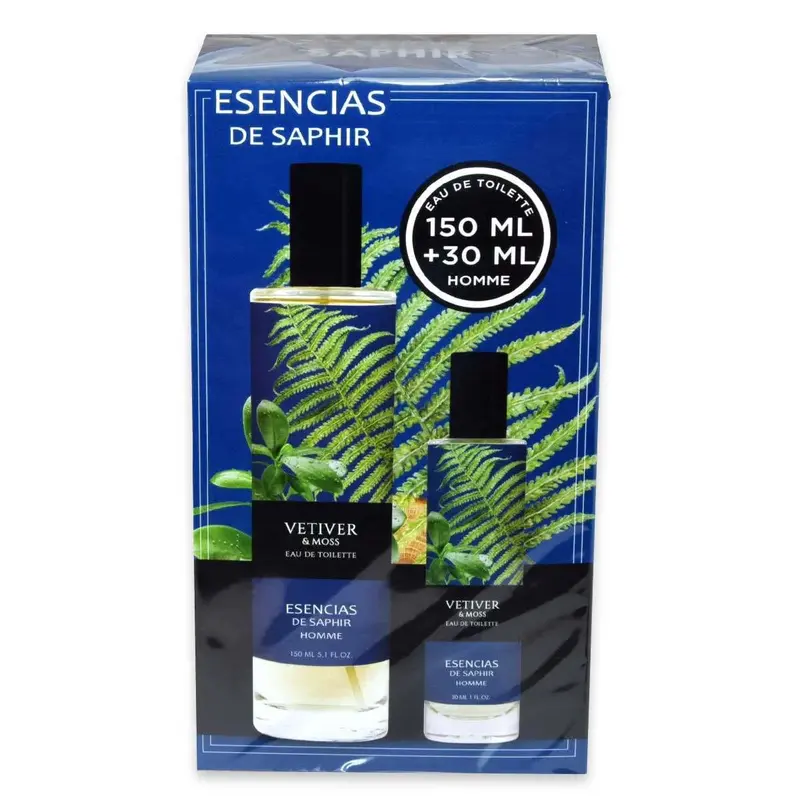 Saphir essences edt 150 ml + edt 30 ml vetiver & moss