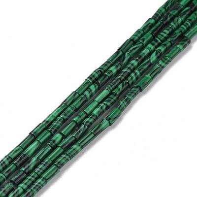 Synthetic Malachite Beads Strands