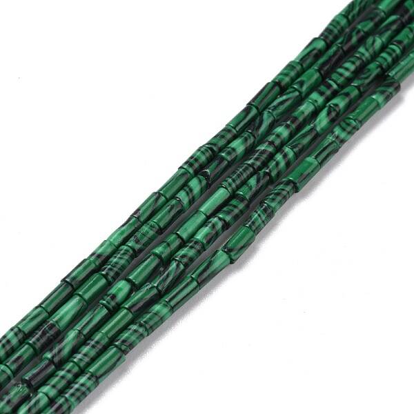 Synthetic Malachite Beads Strands