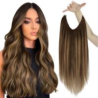 Sunny Halo Hair Extensions Wire Real Human Hair