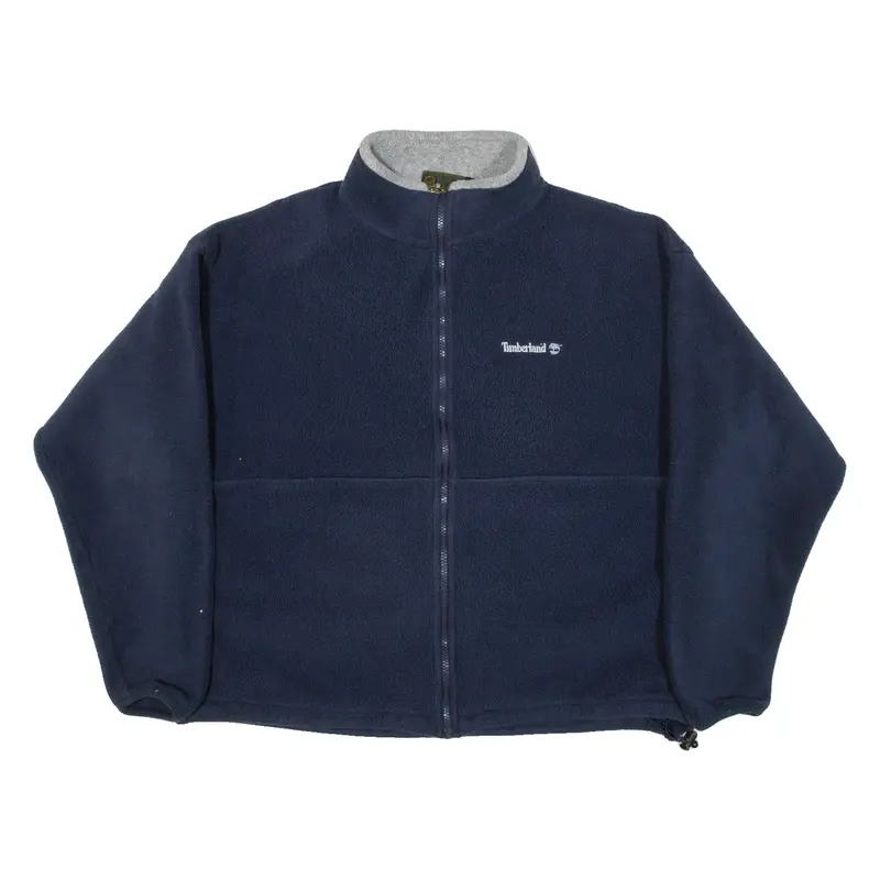 TIMBERLAND Mens Fleece Jacket Blue XL