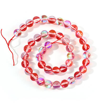 Synthetic Moonstone Beads Strands