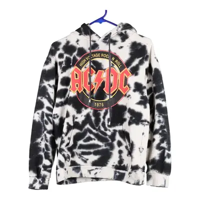 Ac/Dc Band Hoodie - Small Black & White Cotton Blend